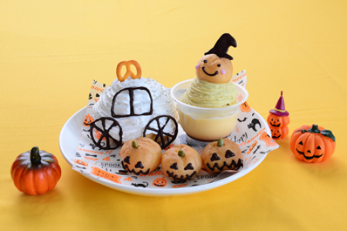 プリンとシューで魔法の馬車