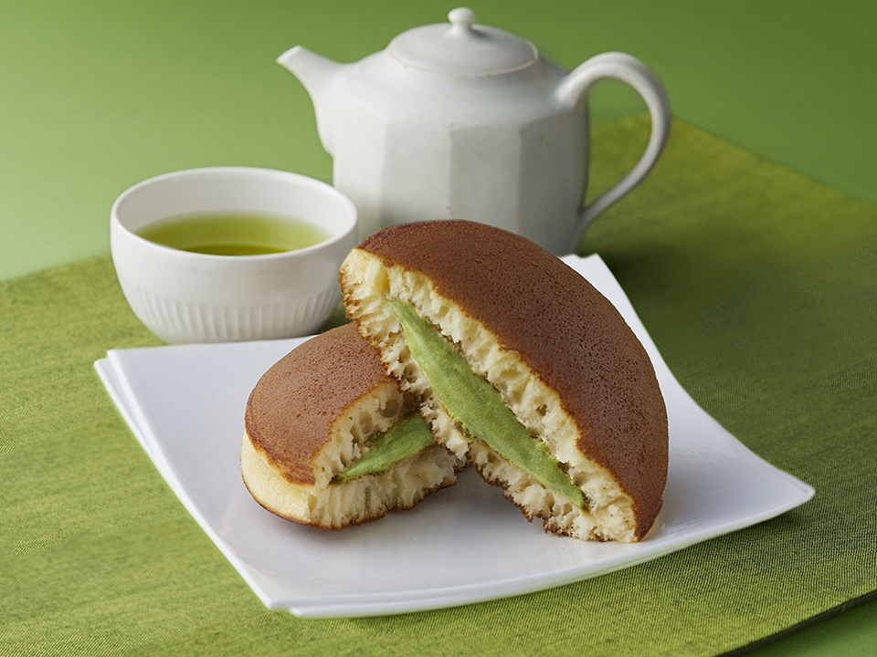 【わスイーツ】ふんわりどら焼・お抹茶