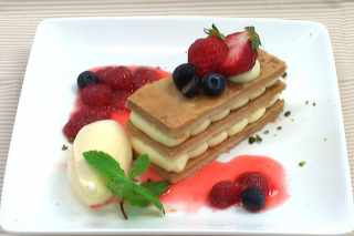 苺のミルフィーユ