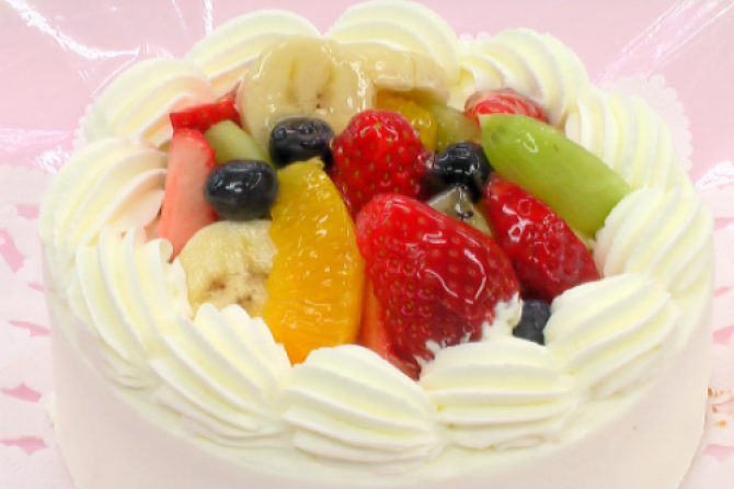 フルーツのショートケーキ