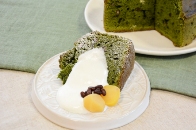 抹茶バターケーキ