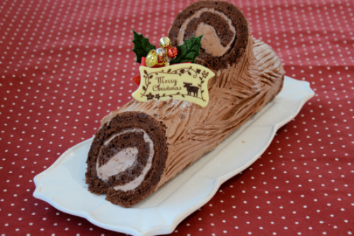 チョコクリームのブッシュ・ド・ノエル