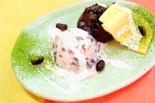 小豆みるくアイス