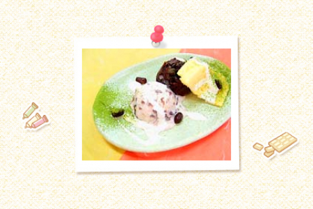 小豆みるくアイス