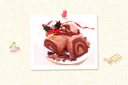 生チョコのブッシュ・ド・ノエル