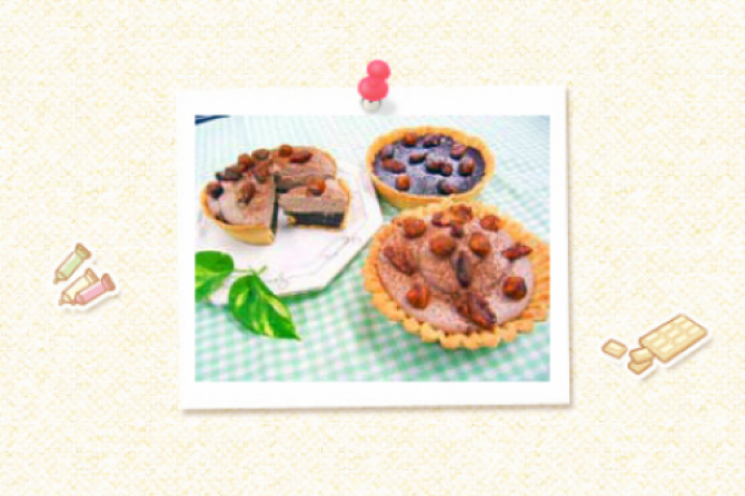 チョコナッツタルト