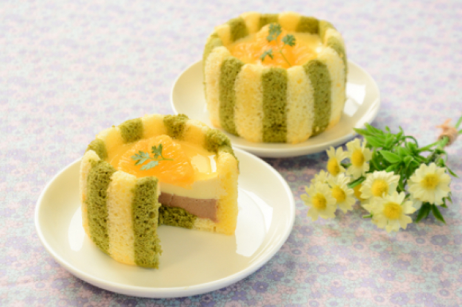 ショコラオレンジのムースケーキ