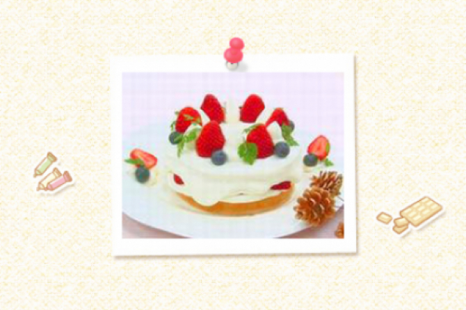 バウムdeデコレーションケーキ