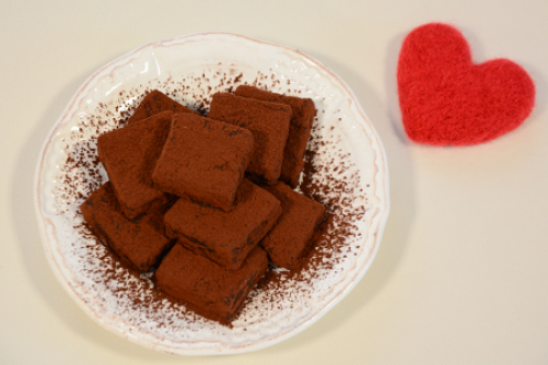 赤ワインの生チョコレート