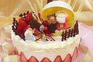 苺のXmasショートケーキ