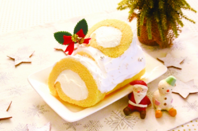 簡単ホワイト ブッシュ・ド・ノエル