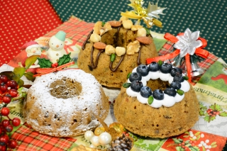 クリスマスプディング風ケーキ