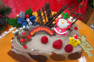 みんなでクリスマス！チョコレートケーキ