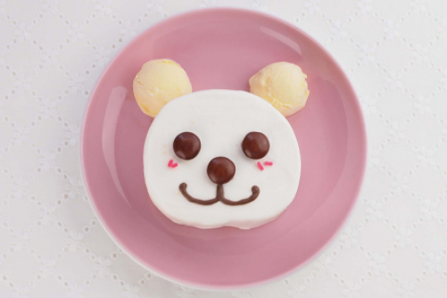 冷かわいい白くまくん