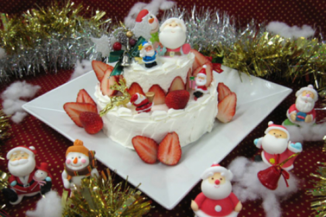 Joyful Happy Christmas ~2段クリスマスケーキ~