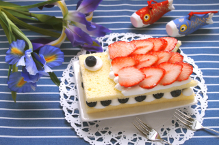 こいのぼりケーキ