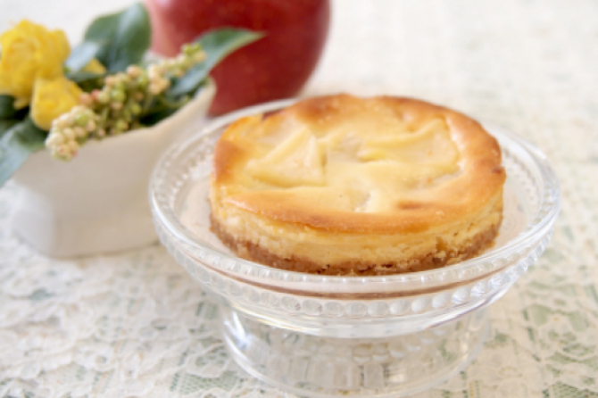 ベイクドアップルチーズケーキ
