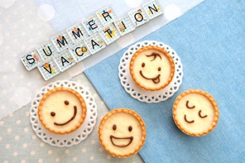 シャカシャカするだけ! お絵かきオレンジタルト☆