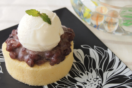 あずき＆アイスの和ロール