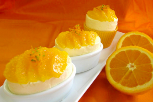 ちょっと大人のオレンジスフレ