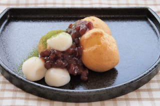 プチシューの和プレート