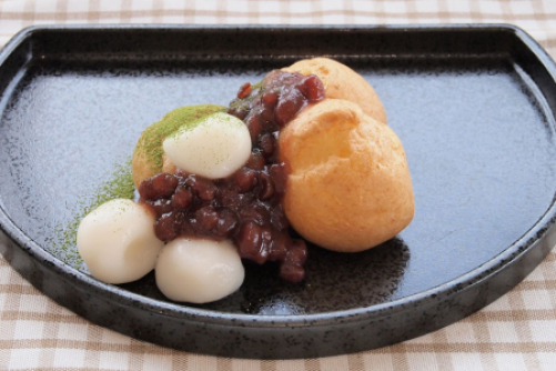 プチシューの和プレート