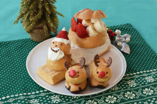 サンタさんのクリスマスプレート
