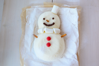 雪だるまアイスケーキ