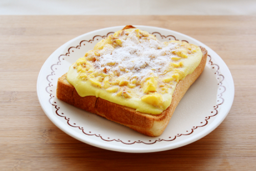 簡単！モンブランのプリントースト