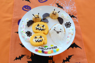 おばけたちのハロウィンプレート