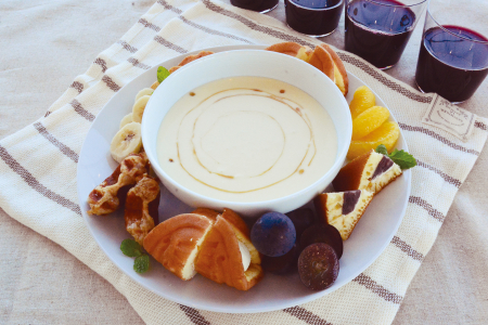 レアチーズフォンデュ