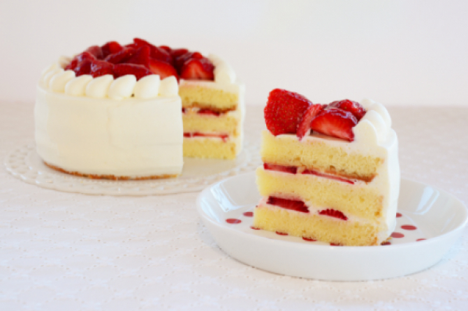 定番!苺のショートケーキ