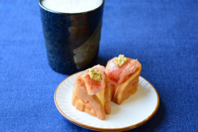 ベーコンワッフル