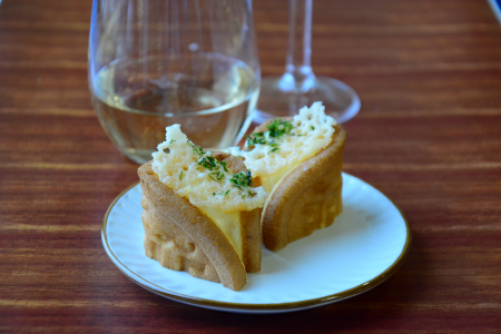 カリカリチーズワッフル