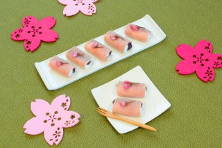 簡単いちご桜餅