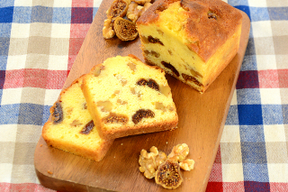 いちじくとクルミのパウンドケーキ