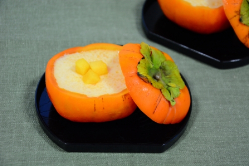 柿のふるふるスイーツ