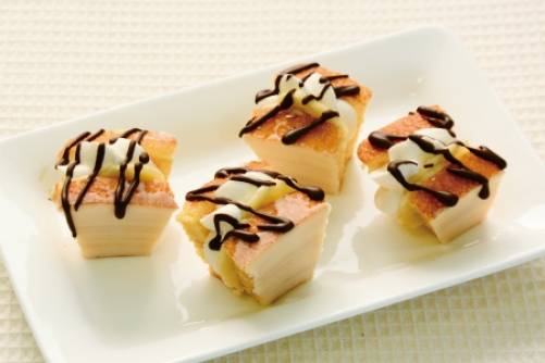 チョコバナナバウムサンド