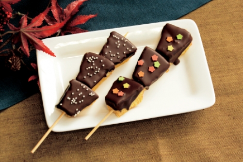 チョコがけバウムバー