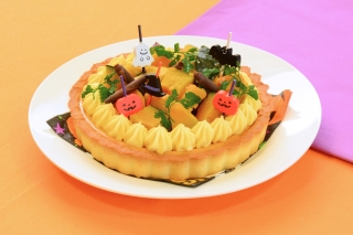 ハロウィン パンプキンチーズタルト