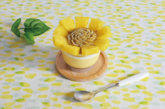 ひまわりプリン