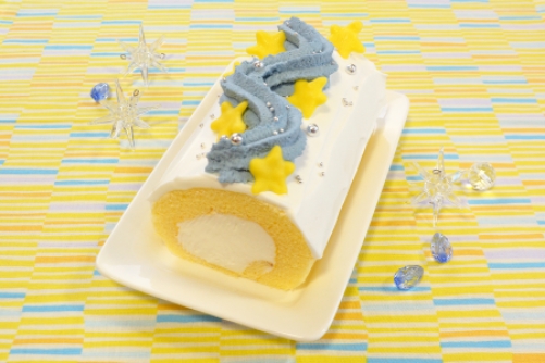 天の川ロールケーキ