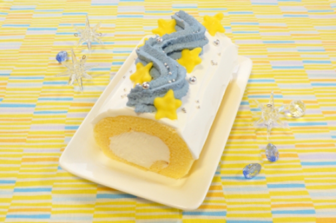 天の川ロールケーキ