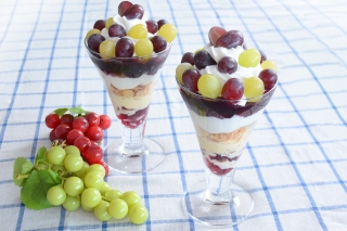 ぶどうのパフェ