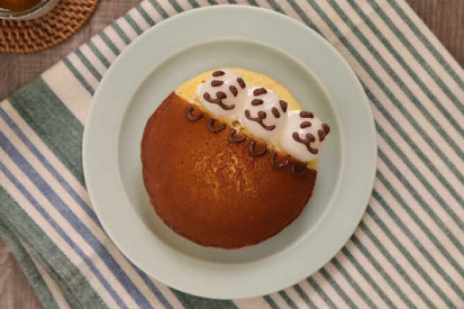 お昼寝パンダどら焼