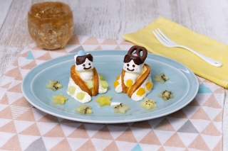 織姫様と彦星様ワッフル