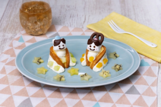 織姫様と彦星様ワッフル