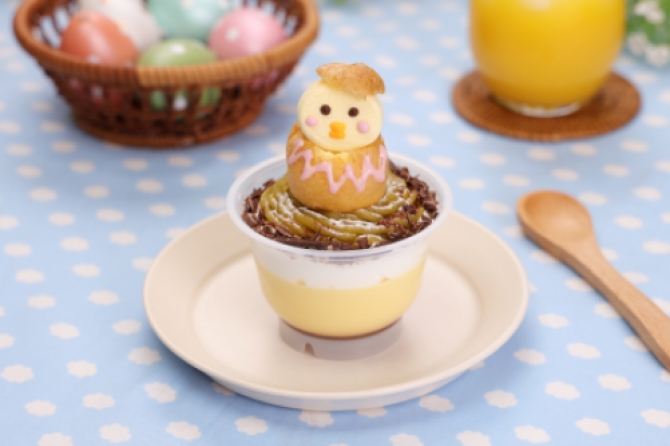 ぴよぴよモンブランプリン