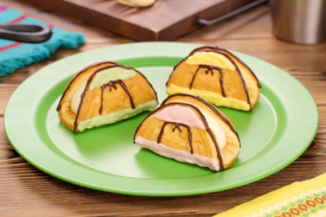 カラフルテントワッフル