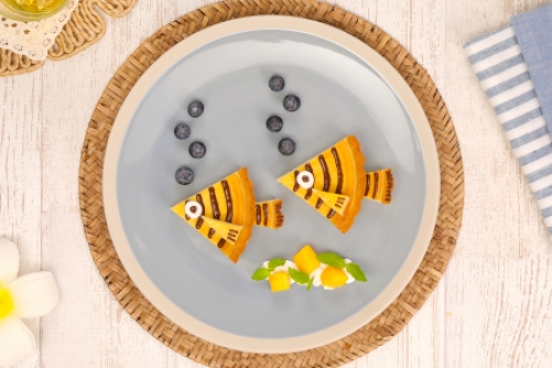 熱帯魚チーズタルト